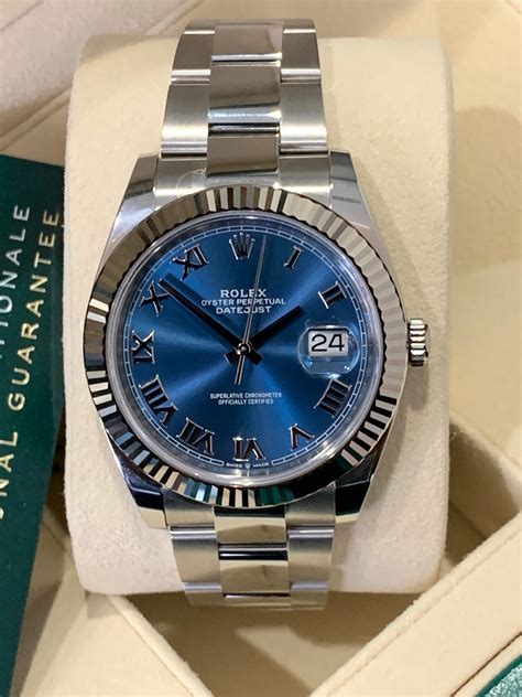 rolex 20mm datejust oyster bracelet|rolex datejust 41mm blue dial.